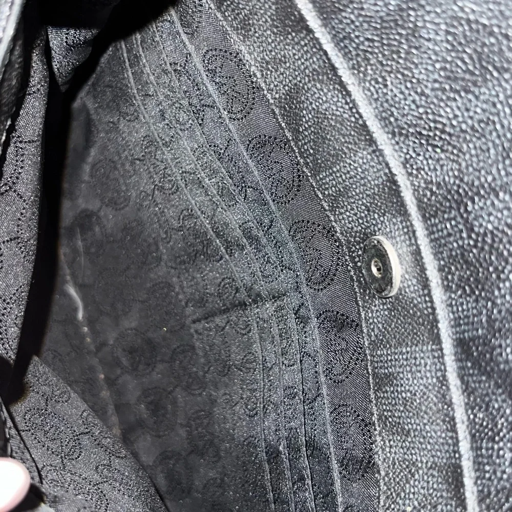 Black Leather Tote Bag MK - Picture 12 of 15